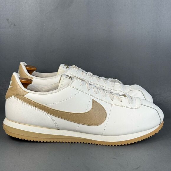 Nike Cortez Leather Sail/Parachute Beige/Gum athletic sneaker shoes men’s 14 main image 7